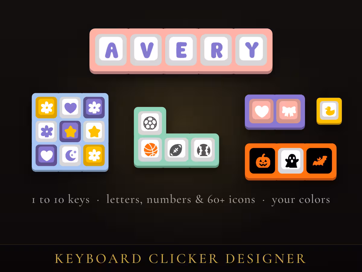 Keyboard Clicker Designer